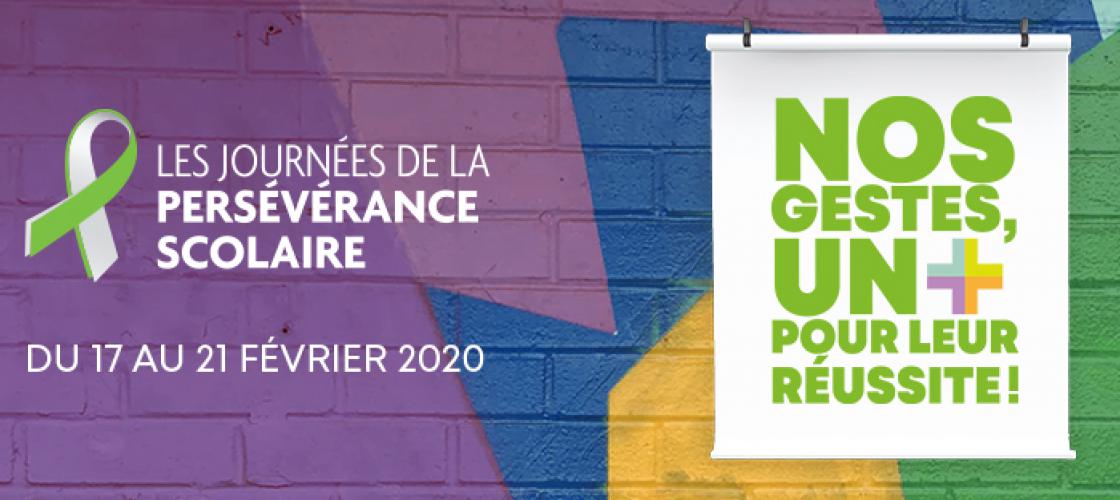 Les Journées de la persévérance scolaire (JPS) sont une invitation à tous les acteurs de la société à faire partie du mouvement d’engagement pour valoriser la persévérance scolaire et la réussite éducative au Québec.